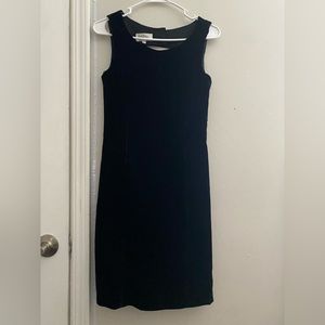 Crushed velvet little black dress size small